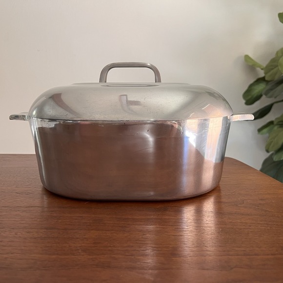 Vintage Magnalite GHC Roaster Lid Aluminum Dutch Oven Qt L